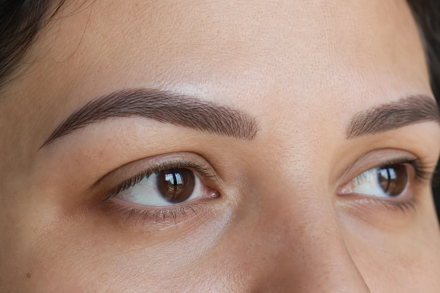 Cosmetic (permanent-makeup) tattooing on the face