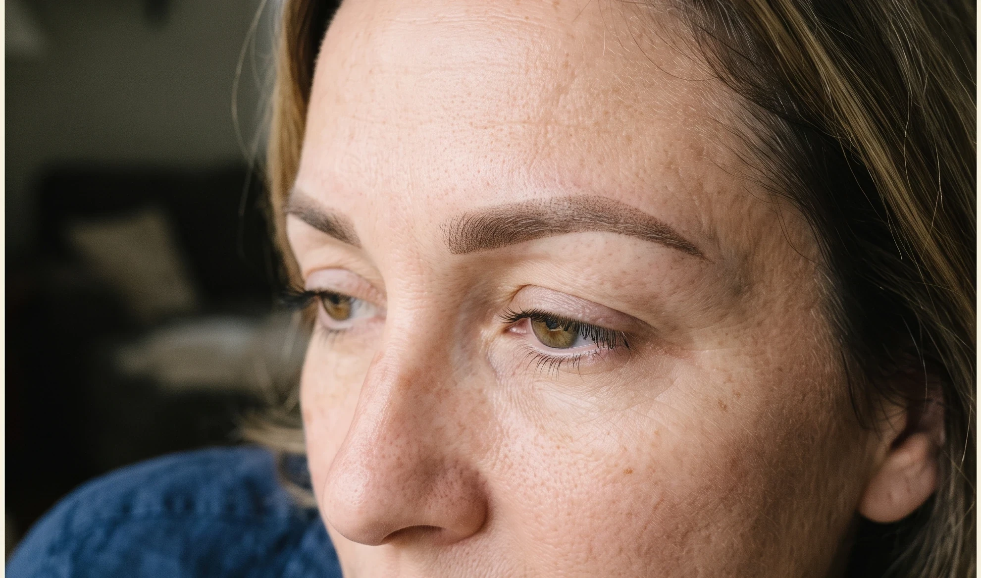 Cosmetic (permanent-makeup) tattooing on the face