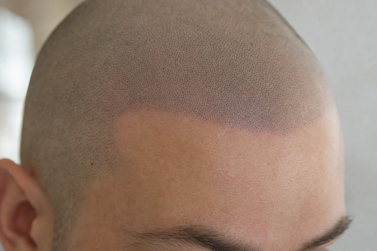 Cosmetic (permanent-makeup) tattooing on the face