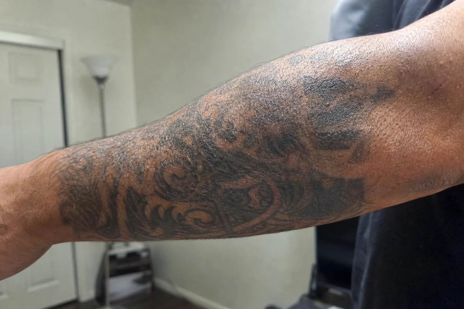 Dense, older tattoos already take longer — smoking adds to it